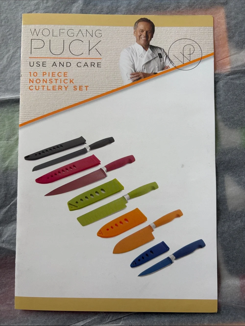 Wolfgang Puck 10-Piece Nonstick Cutlery Set - Orange